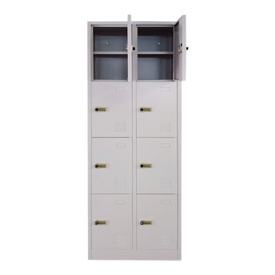 digital lock 8 door metal locker