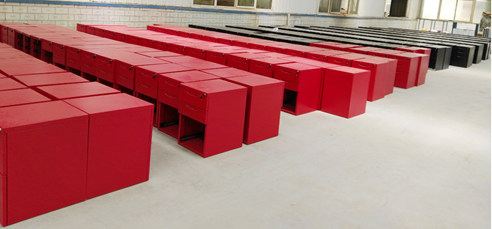 metal cabinet with castors