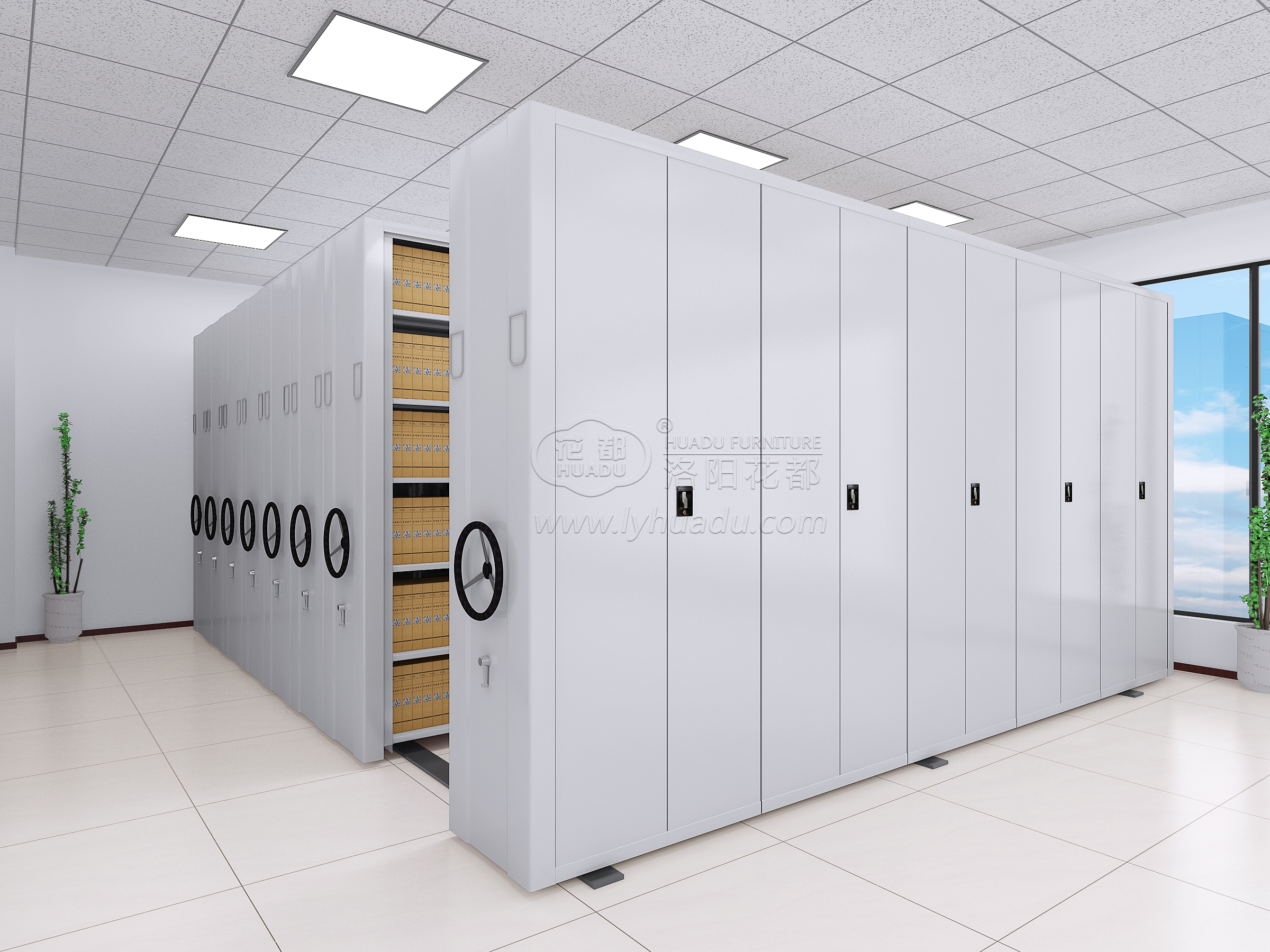 electric moving compactor