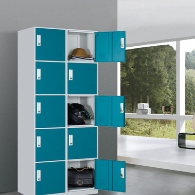 stylish 5 compartment metal locker