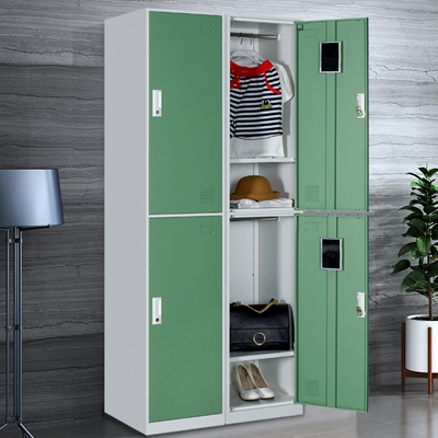 colorlful 2 compartment steel laminate lockers