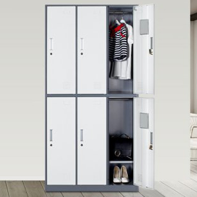 popular 6 door metal locker wardrobe