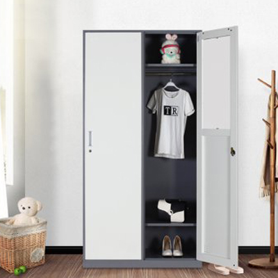 full height 2 door metal locker