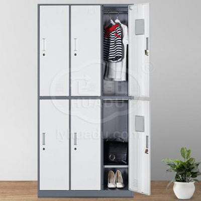 What is the thickness of the steel staff locker?